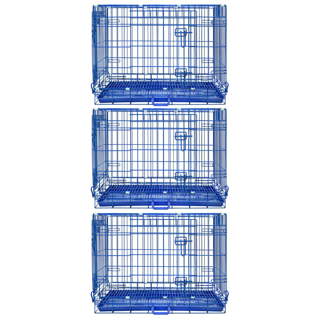 30" Collapsible Blue Dog Crate BLU30