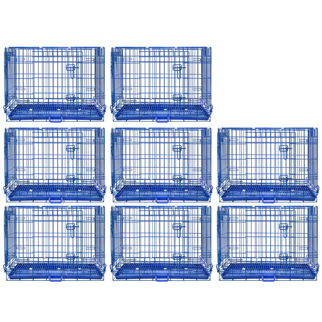 30" Collapsible Blue Dog Crate BLU30